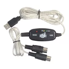 Cable Interfaz Convertidor Midi A Usb