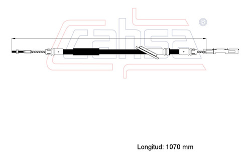 Cable Freno Delantero Para Ford Escape Limited Xlt 2.3l 2006 Foto 2