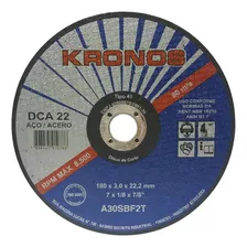 Disco Policorte 12 X 3.2 Furo 3/4 2 Telas Kronos C/25 Unid Cor Preto