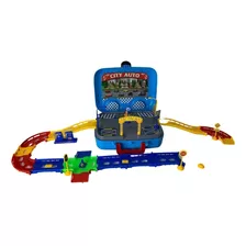 Corrida Pista Infantil Hot Carrinhos Maleta Slim Brinquedo