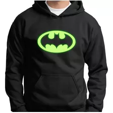 Sudadera Negra Brilla Obscuridad Batman Logo. Dc, Comics.