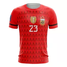 Camiseta Sublimada - Argentina Arquero Rojo - Personalizable