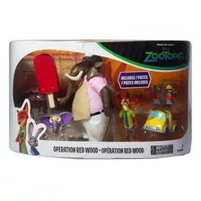 Set De Figuras Zootopia - Deluxe Playset - Disney 