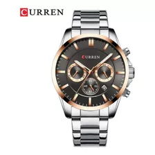 Reloj Para Hombre Curren Cur8358slrg Plateado