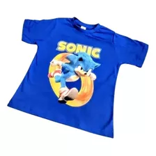 Camiseta Sonic Mania + Carteira Zíper Para Crianças 