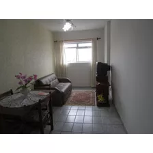 Apartamento De 1 Dormitório, Prédio Com Elevador, De Frente Ao Mar!