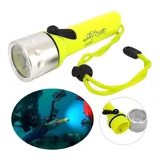 Lanterna A Prova D'agua Para Mergulho E Pesca Cor Da Lanterna Verde-lima Cor Da Luz Branco