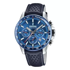 Reloj Para Hombre Festina Timeless Chrono F20561/3 Azul