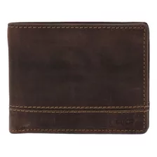 Billetera Rockford Ks Stitch Brown Para Hombre