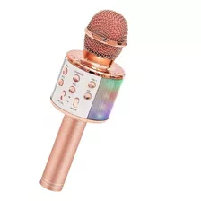 Microfono Parlante Bt Karaoke Plata (001)