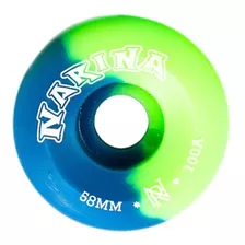 Roda Narina Rajada Verde/azul 58mm