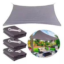 Pack 3 Toldo Vela Impermeable Rectangular Grandes Toldos 2x5