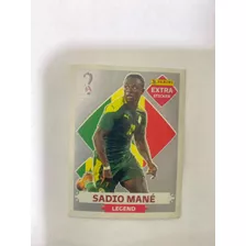 Carta Del Mundial Extra Sticker Sadio Mané Plata