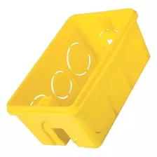 Kit Com 10 Pçs Caixa De Embutir 4x2 Amarela - Tramomtina