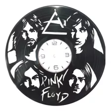 Reloj De Pared En Disco De Vinilo De Pink Floyd