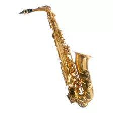 Saxofon Alto Conn Laqueado, As650 Con Estuche Y Accesorios