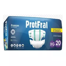 Fralda Geriatrica Protfral Premium Xg Pacote C/20 Protdesc