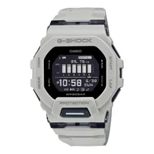 Reloj Casio G Shock Gbd-200uu-9d G-squad Wr 200m Color De La Malla Gris Color Del Bisel Gris Color Del Fondo Negro