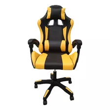 Sillas Gamer Con Reposapies, Cojin Cervical Y Lumbar