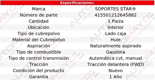 1-cubrepolvo Lado Caja Int Sentra 2.5l 4 Cil Cvt, Std 07-12 Foto 2