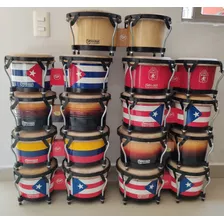 Bongoes, Bongos, Excelente Calidad, Incluye Llave De Afinar 