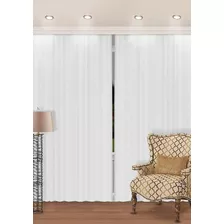 Cortina Blackout 100% Pvc 1,40x2,50 P/trilho Comum Branco