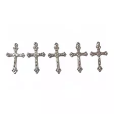 100 Cruz Crucifixo Para Confecção De Terços Rosários 3,5cm