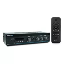 Amplificador Receiver De Som Ambiente Frahm Slim 1000 App G5 Cor Preto Potência De Saída Rms 40 W