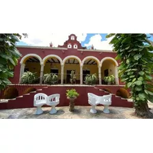 Hacienda En Yucatan En Venta, A 10 Minutos Del Aeropuerto. Lista Para Vivirla Y Adecuarla Para Eventos