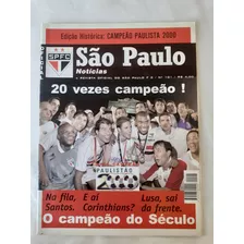 São Paulo Notícias Nº 101- Pôster Do Elenco Campeão Paulista