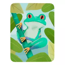 Mouse Pad Rana Arte De Animales - 17cm X 21cm D62