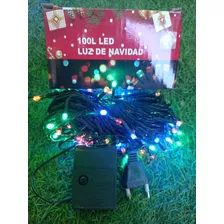 Luces De Navidad 200 Led Multicolor Enchufe Decoracion Arbol