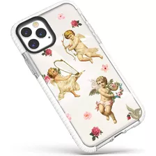 Funda Para iPhone 12/12 Pro, Flores/suave/transparente