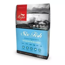 Alimento Orijen Six Fish Para Perro Todas Las Edades Todos Los Tamaños Sabor Pescado En Bolsa De 5.9kg