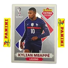 Figurinha Lendaria Extra Sticker Panini Prata Rara Mbappé