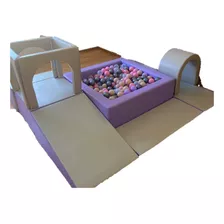 Soft Play Modular Con Alberca De Pelotas Y Túnel