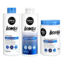Kit Bomba Com Shampoo 500ml+condicionador 500ml +mascara 1kg