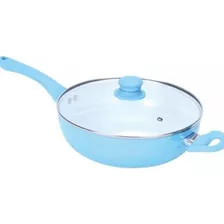 Wok 26 Cm, Asa, Tapa Vidrio Cerámica Anti. Carol