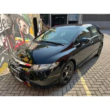 New Civic 2007 Lxs 1.8 Flex Automatico Completo 