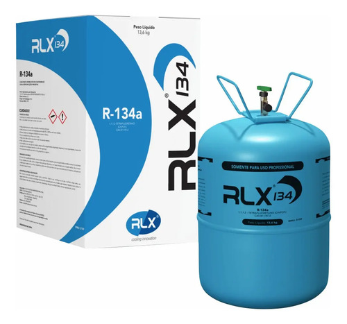 Gás Refrigerante R134a Botijão Rlx 13,6 Kg
