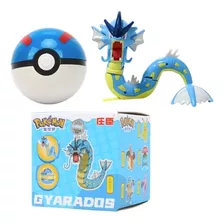 Pokemon Gyarados Articulado 11cm+ Pokebola + Caixa B50g+