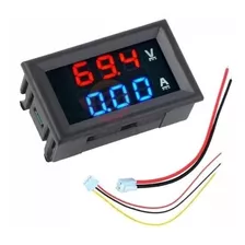 Voltímetro Amperímetro Digital Dc 0-100v 0-10a Led