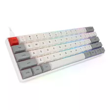 Teclado Mecánico Rgb Skyloong Gk61 Gat Blue - White Red Grey