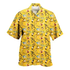 Camisa Pokemon Amarillo