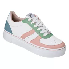 Tênis Plataforma Feminino Dijean Confortável Casual Colorido