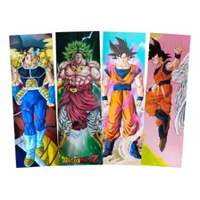 Dragon Ball Set A De 4 Posters Largos Plastificado Goku 82cm