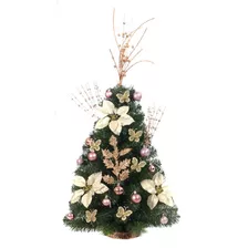 Árbol De Navidad 1,00 M + Kit Decoración De Lujo M3 - Sheshu