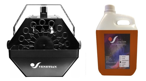 Venetian Bubble 60i Maquina De Burbuja Con Liquido 1litro