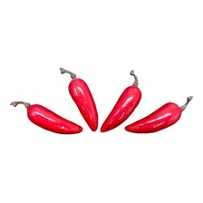 Fruta Artificial Chili Pepper Mini 55x21mm Deco X 12 Unidad