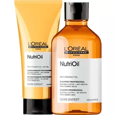 Kit Nutrioil Loreal Shampoo Nutrição 300ml + Condicionador